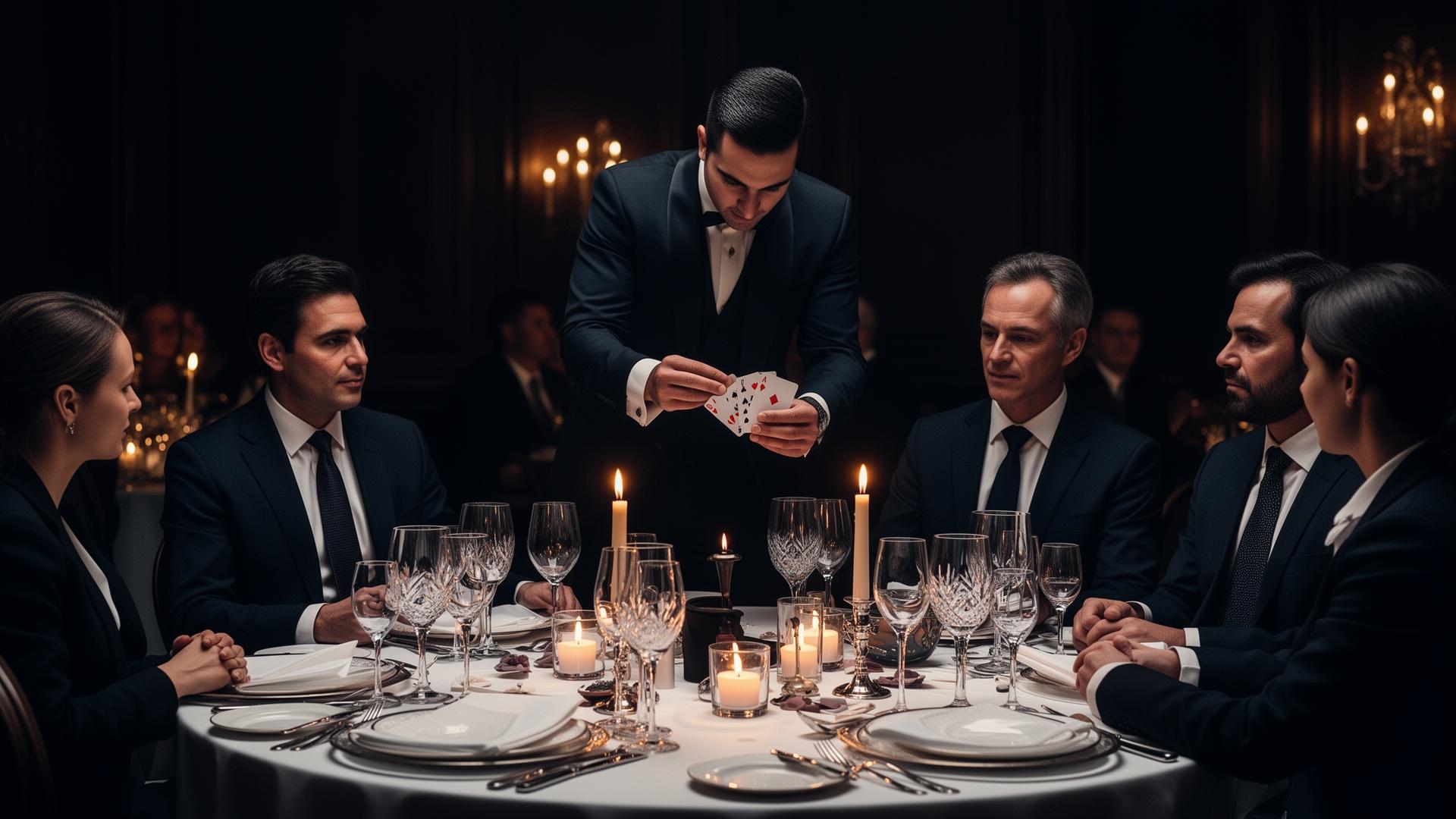 Zakelijk diner met gasten